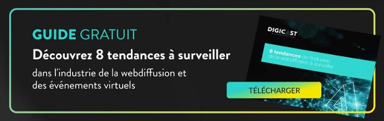 Découvrez 8 tendances à surveiller dans l'insdutrie de la webdiffusion et des événements virtuels